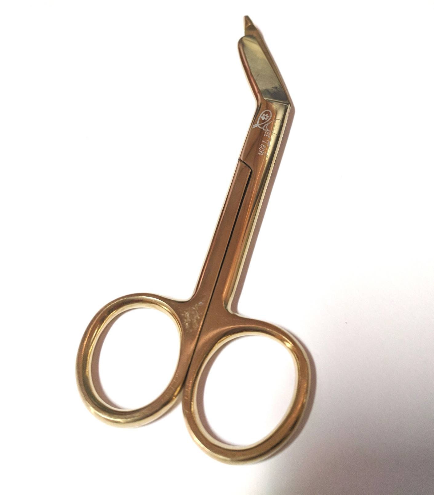 5.5 Gold Bandage Scissor. for Vet Nurse Veterinary Etsy UK