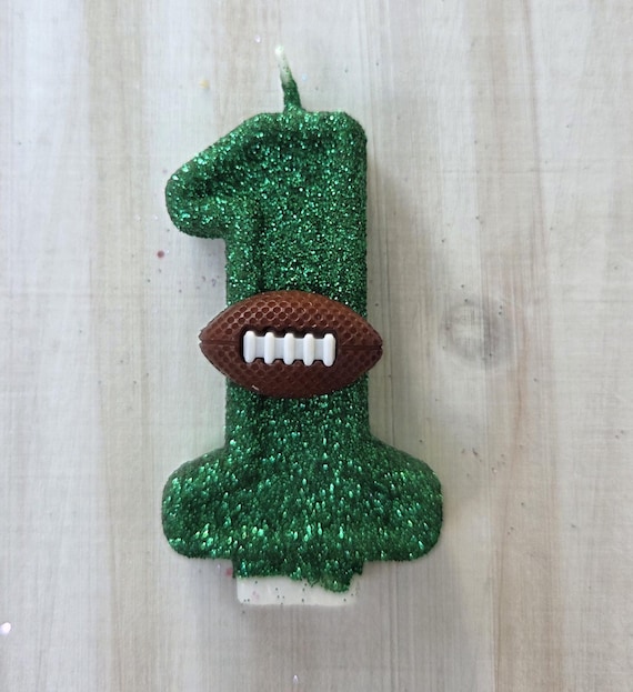 Football Candle, Football, First Down Birthday, Keepsake Candle, Party Supplies