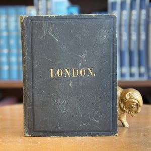 1861, London from the South Side of the Thames with Key to the Large View of London by the Illustrated London News