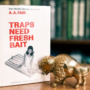 1967, First Edition of Traps Need Fresh Bait by A.A. Fair (Erie Stanley Gardner)