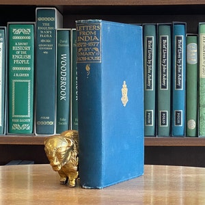 1906, Scarce Edition of Letters from India 1872-1877 by Mary (Farrer) Hobhouse [of Handspen]
