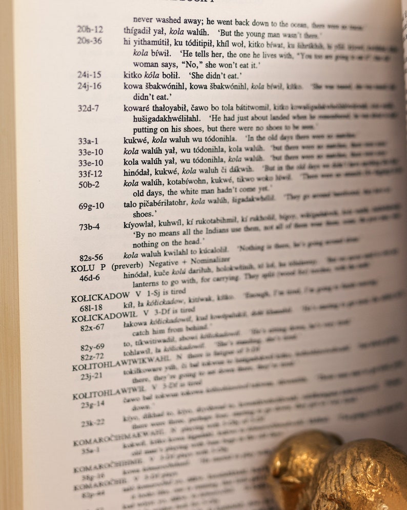 1993, Wiyot Handbook I and II: Glossary and Concordance Interlinear Translation and English Index by Karl V. Teeter and John D. Nichols image 2