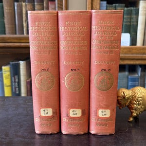 1914, Limited Ed. of An Historical Journal Of The Campaigns in North America For The Years 1757, 1758, 1759, 1760 (3 Vol) by Capt. John Knox