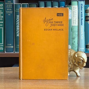 ca. 1928, Erstausgabe von Wieder den drei Gerechten von Edgar Wallace