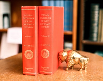 Limitierte Auflage der St. Laurentius-Übersichtsjournale von Kapitän Henry Wolsey Bayfield 1829-1853 / 2 Bände Herausgegeben von Ruth McKenzie, 1984-86