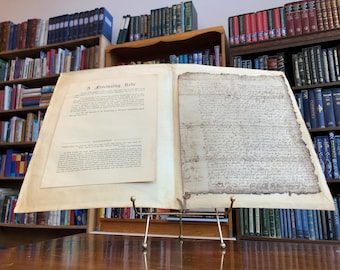 EIN FASZINIERENDES RELIKT- Ein bemerkenswertes Faksimile des Willens von William Shakespeare, wie in eigener Hand im Jahr 1616