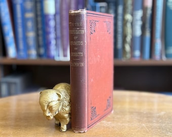1877, Second Edition of The Various Contrivances by Which Orchids are Fertilised by Insects by Charles Darwin