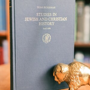 1976, First Edition of Studies in Jewish and Christian History: Part One by Elias Bickerman