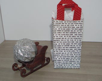 Reusable Fabric Gift Bag | Eco-Friendly | Joy to The World