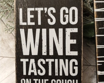 BOTTLE TAG: Let's Go Wine Tasting On The Couch