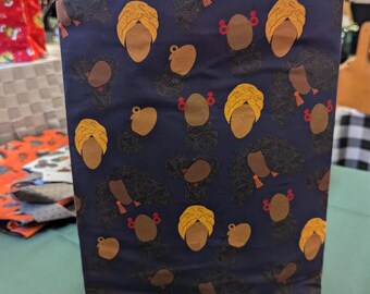 Reusable Fabric Gift Bag | Eco-Friendly | Crowns of a Queen Purple