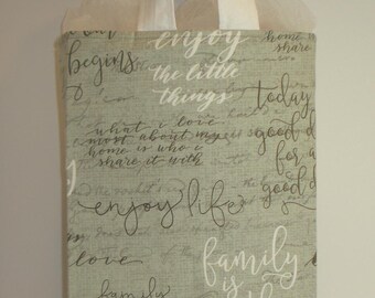 Reusable Fabric Gift Bag | Eco-Friendly | Live Simply