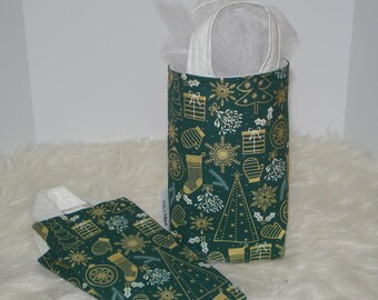 Reusable Fabric Gift Bag | Eco-Friendly | Merry Christmas Things