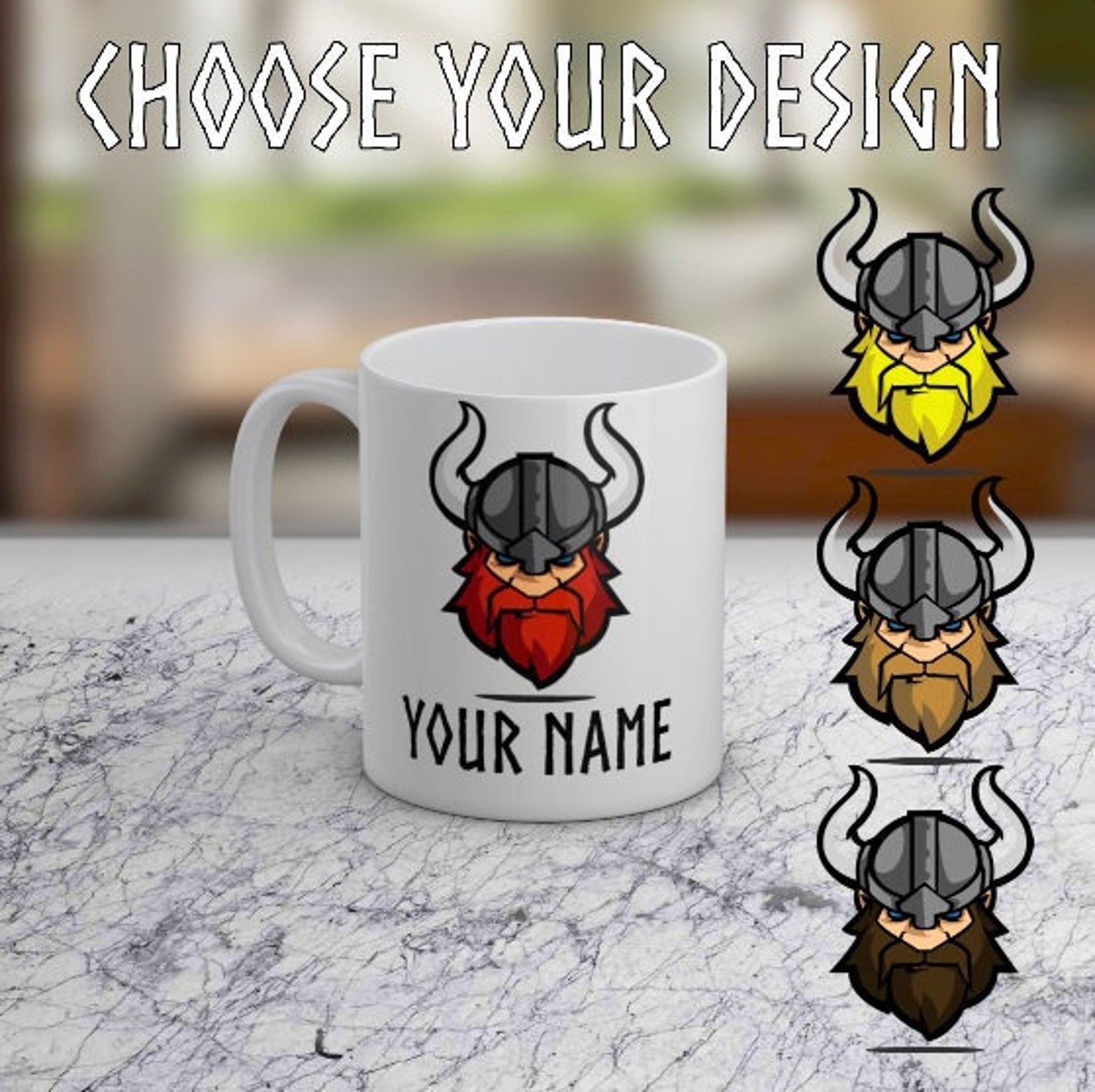 Personalised Viking Gift Mug Etsy