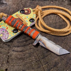Nitro V neck knife/ Hand made knife/  custom knives / tactical knife