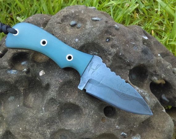 EDC Knife #4 handmade hunting knife fixed blade bushcraft knife