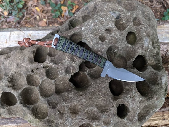 The "Salamander" EDC Knife. Aeb-l steel custom handmade bushcraft tactical knives