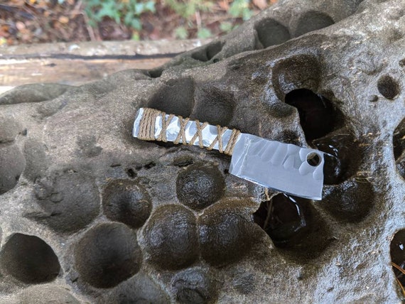 Mini Knife/ EDC Micro Cleaver #5 / Mini Cleaver/ EDC Tool / Keychain knife / survival knife/ camp knife