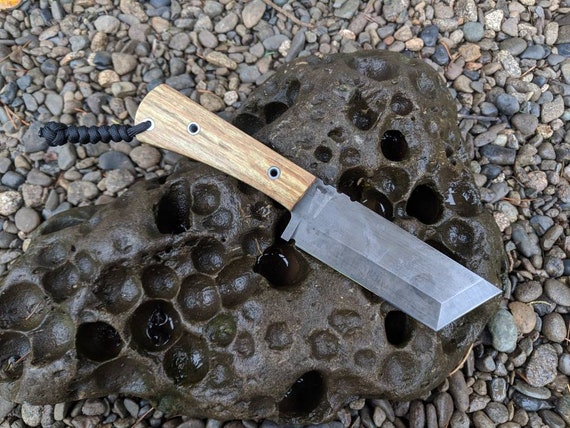 Camp Chopper Tanto Knife / survival bushcraft tactical fixed blade