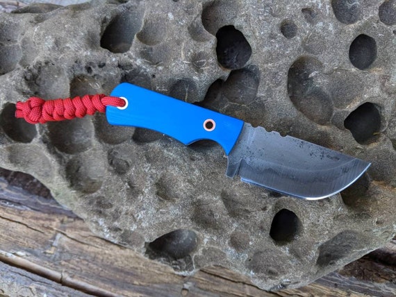Mini Hunter. Custom handmade fixed blade hunting knife