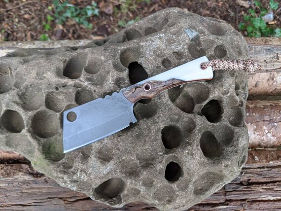 EDC mini cleaver #3 / hand made knife / survival knife / bushcraft knife / EDC knife
