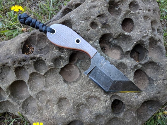 Straight Back Handmade Tanto EDC Knife