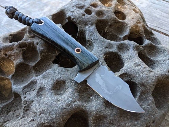Mini Bowie EDC Knife / mini knife / hand made knife / survival knife / bushcraft knife