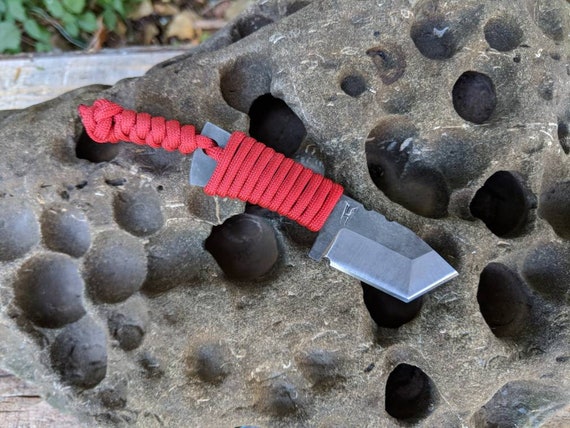 EDC Tanto Neck Knife /survival knife bushcraft knife fixed blade knife
