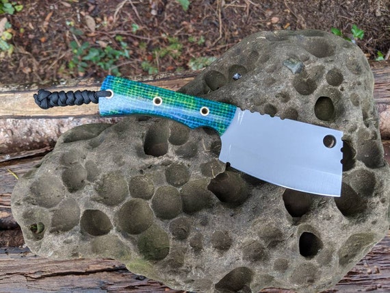 EDC Cleaver #2 Aeb-L stainless steel / hand made knife / mini cleaver / Bushcraft knife