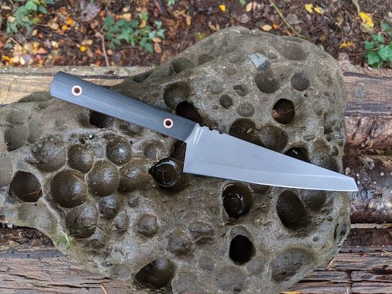 Kitchen utility knife / stainless steel / bunka knife / chefs knife / herb knife / chopping knife /