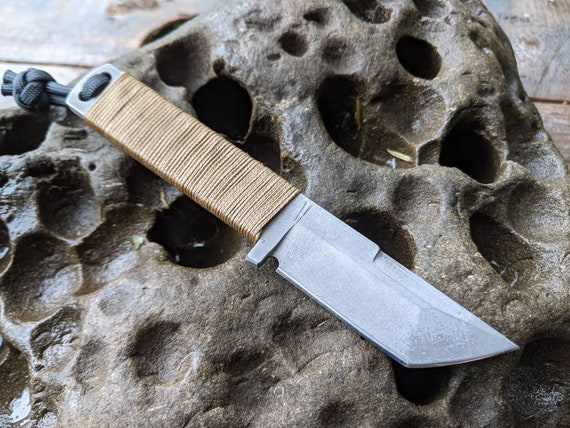 EDC Tanto Knife / fixed blade knife / bushcraft knives / camping gear /kwaiken