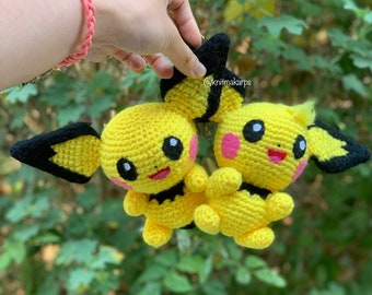Pichu Brothers CrochetAmigurumi Doll