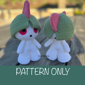 PATTERN - Helmet Baby Amigurumi Plush Doll