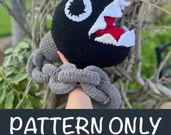 PATTERN - Giant Chain Chomp Amigurumi