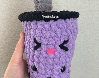 Bubble Tea Plush Amigurumi Toy