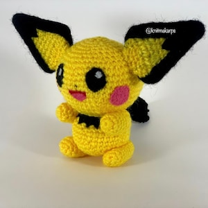 Pichu Amigurumi Plush Toy