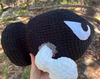 Giant Bullet Bill Crochet Plush