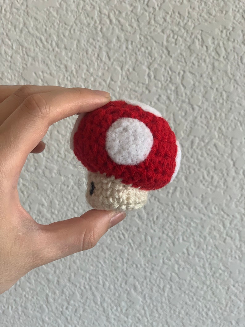 Super Mario Mushroom Keychain - Etsy