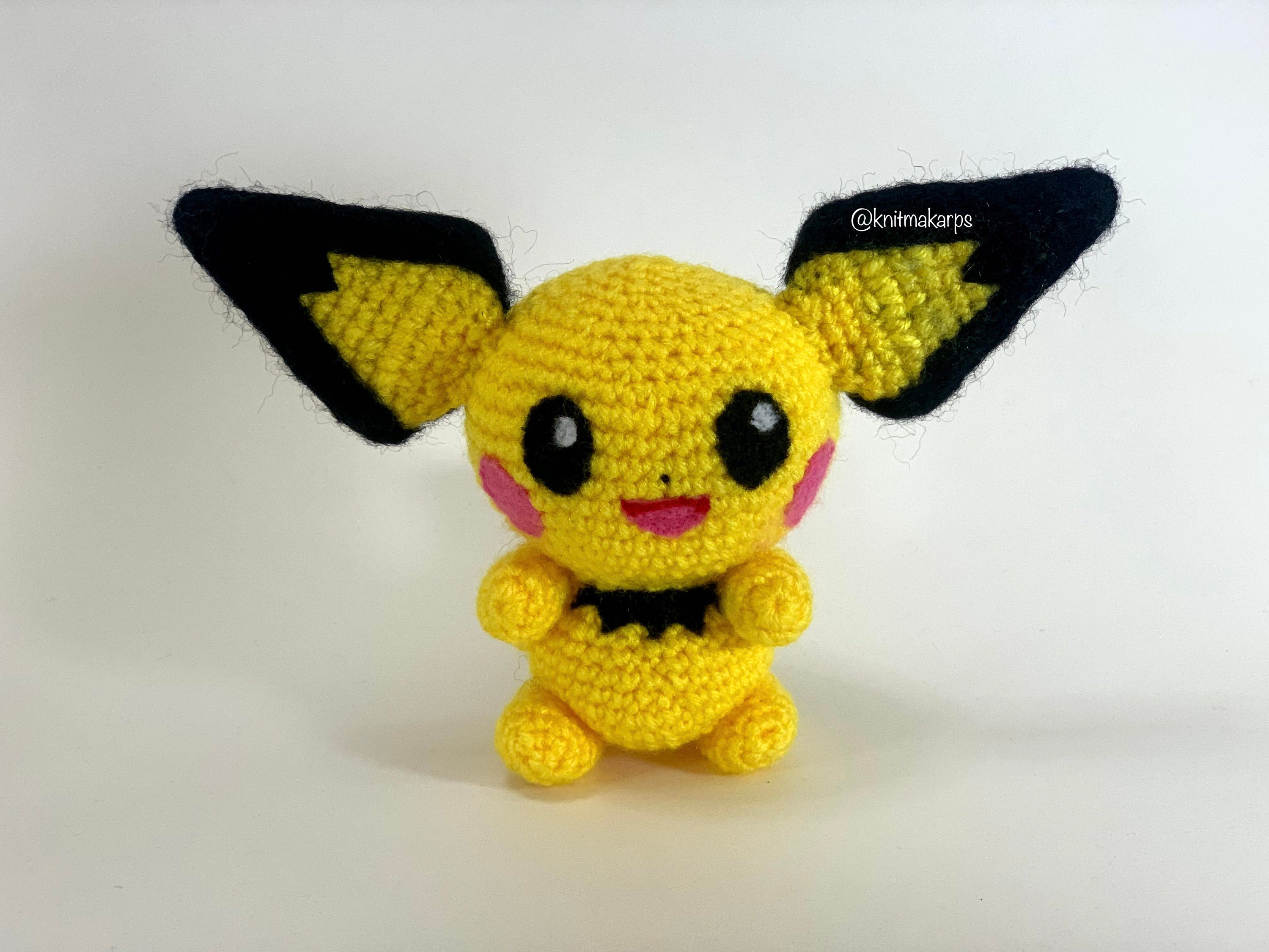 パターン - ピチューかぎ針編みのあみぐるみぬいぐるみ - Etsy 日本