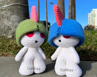 Helmet Baby Amigurumi Plush Toy