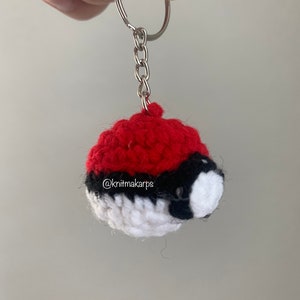 Pokeball Keychain 1.5 in