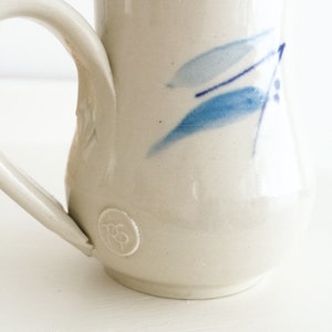 Fresh Blue Trio of Pottery Hug Mugs image 3