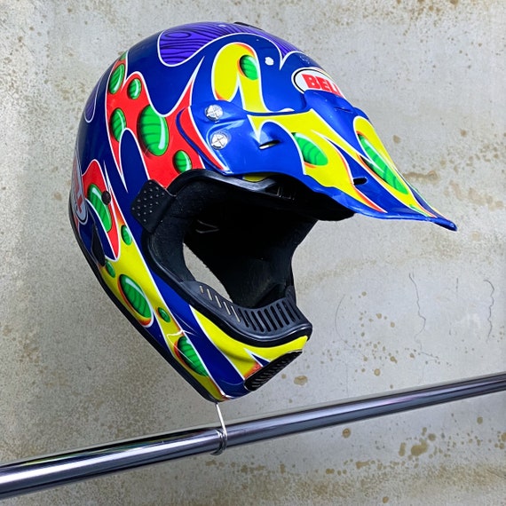 Vintage 1995 Jeremy Mcgrath Replica Moto 6 Bell Helmet 7 1/2