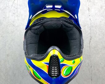 Vintage 1995 Jeremy Mcgrath Replica Moto 6 Bell Helmet 7 1/2 Vintage 1995 Jeremy Mcgrath Replica Moto 6 Bell Helmet 7 1/2