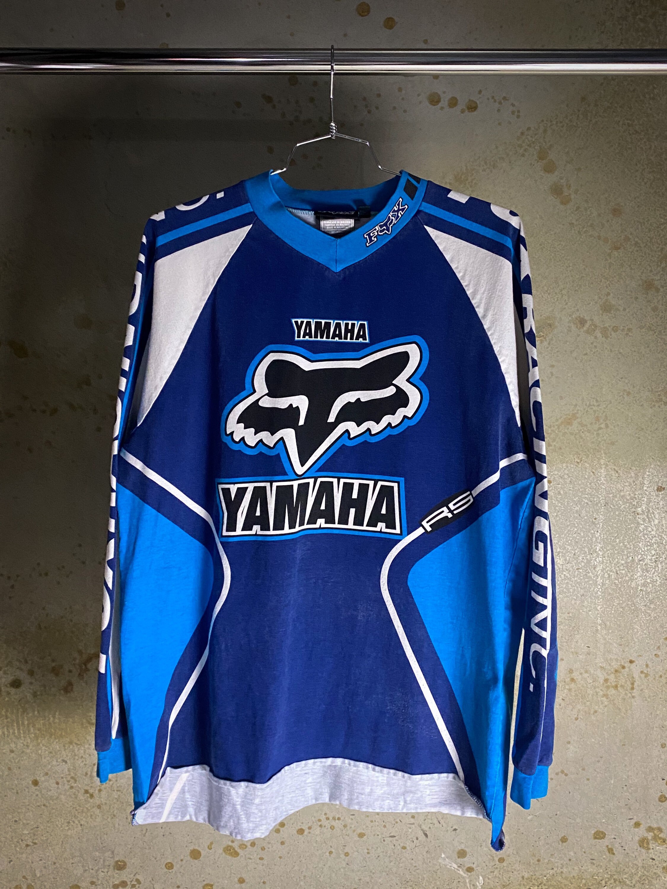 Vintage 1999 Fox Racing Team Yamaha RS Motocross Jersey Large
