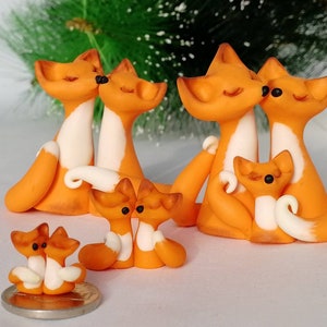Wolf Arctic Fox Fennec Figurine Baby Shower Mini Sculpture Etsy Wolf Arctic Fox Fennec Figurine Baby Shower Mini Sculpture Etsy