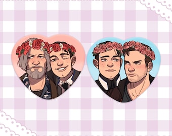 DBH Flower Crown Buttons