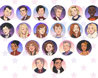 Doctor Who Buttons