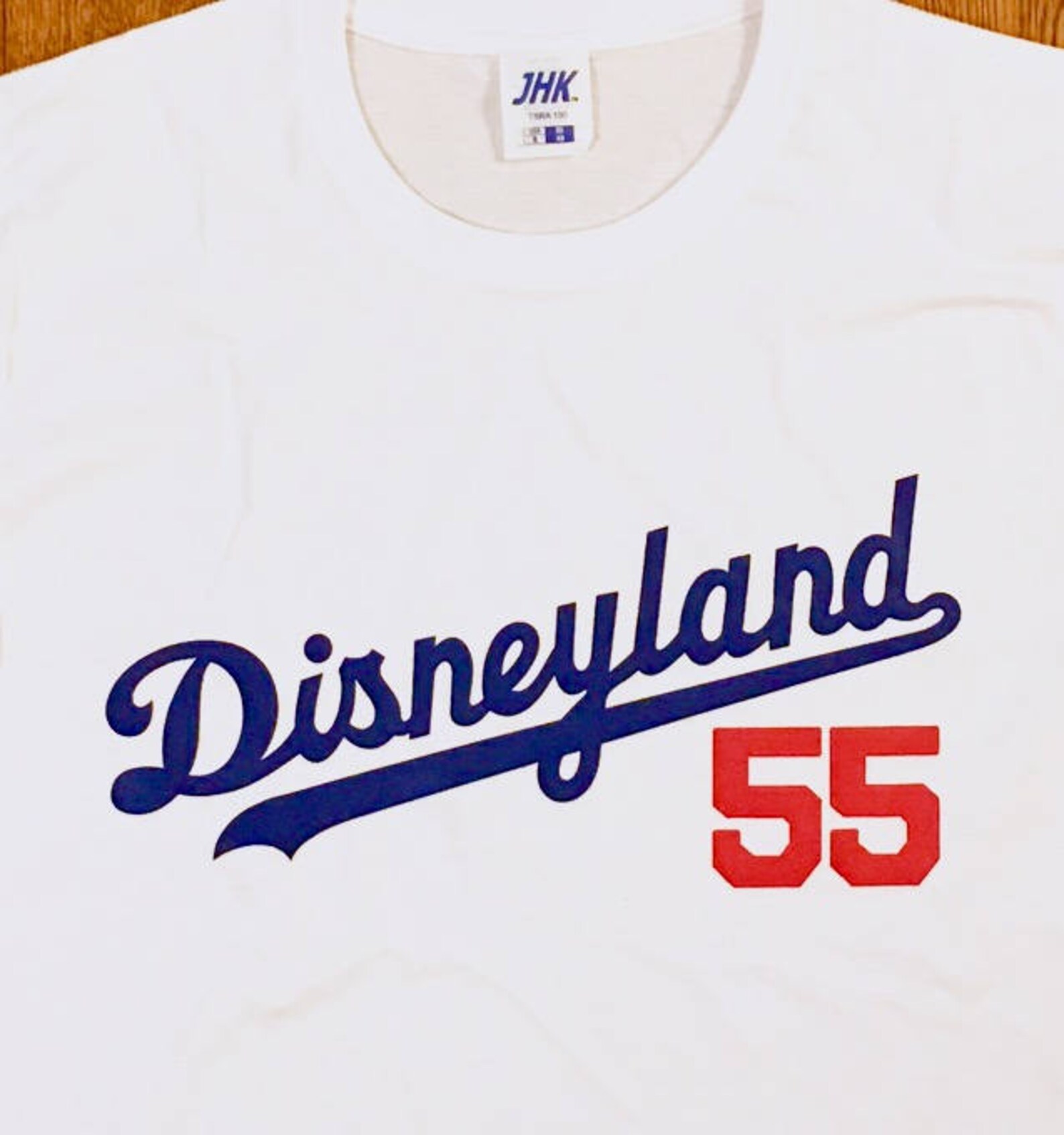 Disneyland Dodgers Tshirt white Etsy