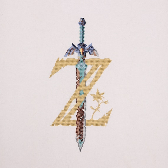 Legend of Zelda Breath of the Wild Logo - Cross Stitch Pattern